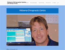 Tablet Screenshot of kelownachiropracticcentre.com